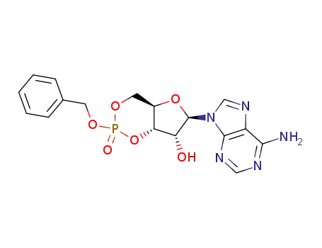Molecular Structure of 62742-71-6 (ADENOSINE-3',5'-CYCLICMONOPHOSPHATE,BENZYLESTER(CAMP-BN))