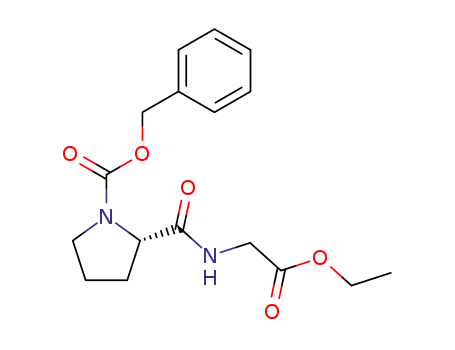 Glycine, N-[1-[(phenylmethoxy)carbonyl]-L-prolyl]-, ethyl ester