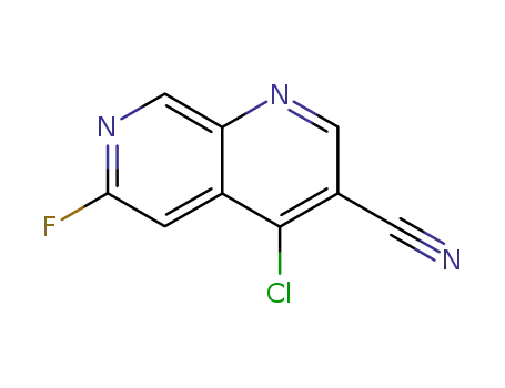 4-chloro-6-fluoro-1,7-naphthyridine-3-carbonitrile