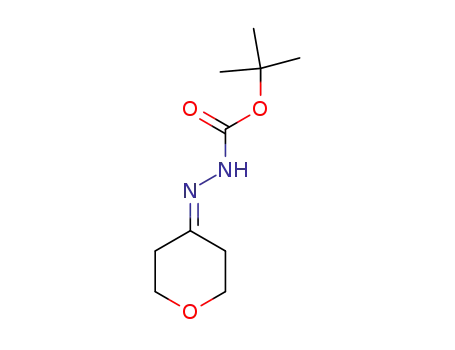 Molecular Structure of 693287-78-4 (Hydrazinecarboxylic acid, (tetrahydro-4H-pyran-4-ylidene)-, 1,1-dimethylethyl)