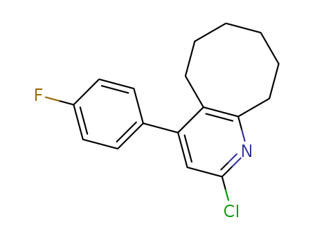 2-Chloro-4-(4-fluorophenyl)-5,6,7,8,9,10-hexahydrocycloocta[b]pyridine(132813-14-0)