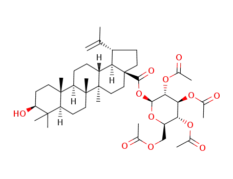 2,3,4,6-tetra-O-acetyl β-D-glucopyranosyl-3β-hydroxylup-20(29)-en-28-oate