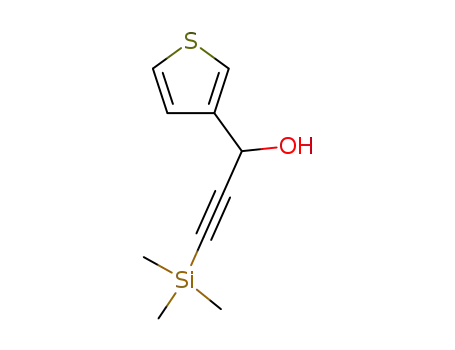 1-(thiophen-3-yl)-3-(trimethylsilyl)prop-2-yn-1-ol