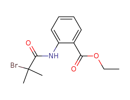 2-(2-bromo-2-methyl-propionylamino)-benzoic acid ethyl ester
