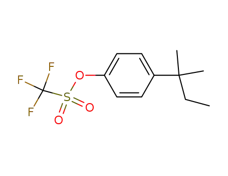 Methanesulfonic acid, trifluoro-, 4-(1,1-dimethylpropyl)phenyl ester