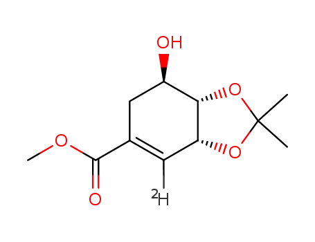 methyl 3,4-O-isopropylidene-[2-(2)H]-shikimate