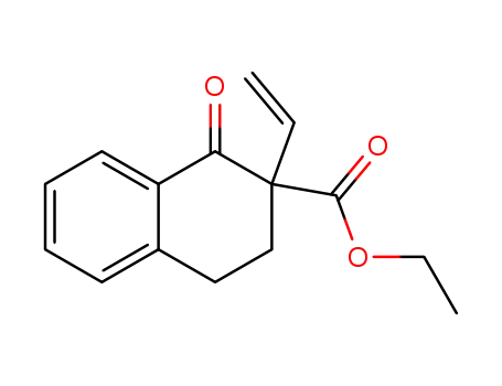 ethyl 1,2,3,4-tetrahydro-1-oxo-2-ethenylnaphthalene-2-carboxylate