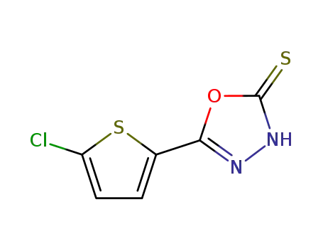 5-(5-chlorothiophen-2-yl)-1,3,4-oxadiazole-2(3H)-thione