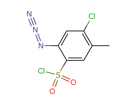 2-azido-4-chloro-5-methyl-benzenesulfonyl chloride
