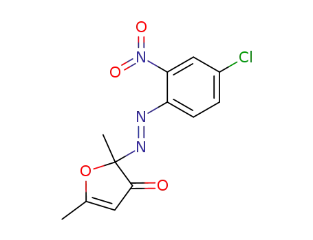 2,5-dimethyl-2-(4-chloro-2-nitrophenylazo)-3-oxo-2,3-dihydrofuran