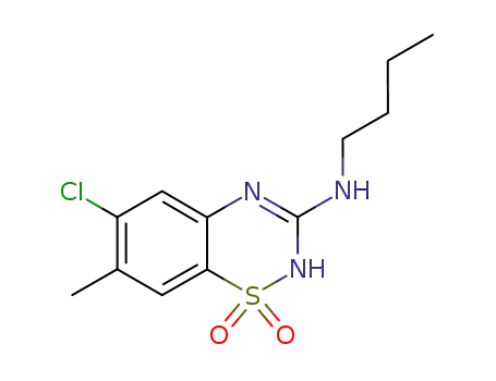 3-n-butylamino-6-chloro-7-methyl-2H-1,2,4-benzothiadiazine 1,1-dioxide