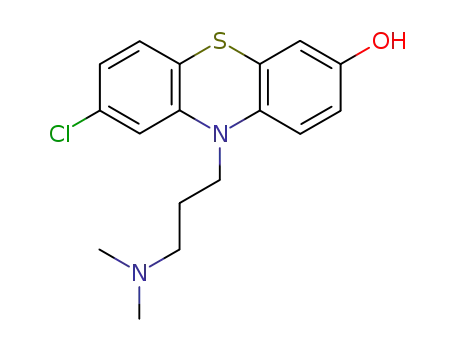 Molecular Structure of 2095-62-7 (7-hydroxychlorpromazine)