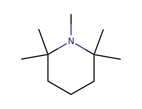 Molecular Structure of 79-55-0 (1,2,2,6,6-Pentamethylpiperidine)