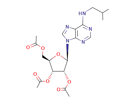 (-)-2',3',5'-tri-O-acetyl-N6-(isobutyl)adenosine