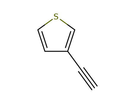 Molecular Structure of 67237-53-0 (3-Ethynylthiophene)