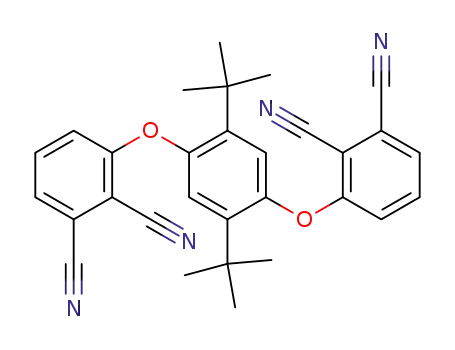 1,4-bis-(2,3-dicyanophenoxy)-2,5-di-tert-butyl benzene