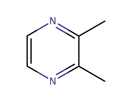 Molecular Structure of 5910-89-4 (2,3-Dimethylpyrazine)