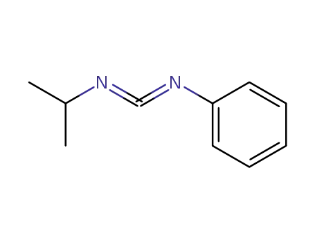 Molecular Structure of 14041-89-5 (Benzenamine, N-[(1-methylethyl)carbonimidoyl]-)