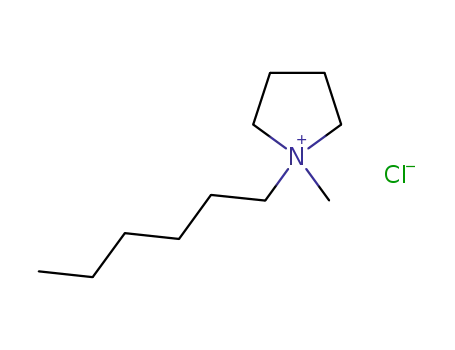 N-(n-hexyl)-N-methylpyrrolidinium chloride