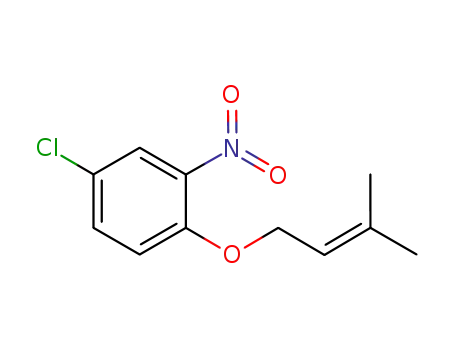 4-chloro-1-(3'-methylbut-2'-enyloxy)-2-nitrobenzene
