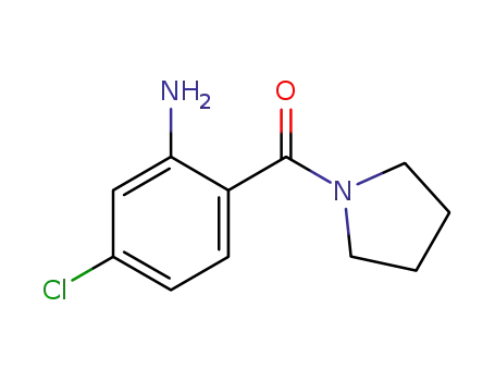 (2-amino-4-chloro-phenyl)-pyrrolidin-1-yl-methanone