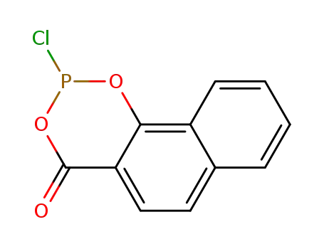 Molecular Structure of 352662-32-9 (4H-Naphtho[1,2-d]-1,3,2-dioxaphosphorin-4-one, 2-chloro-)