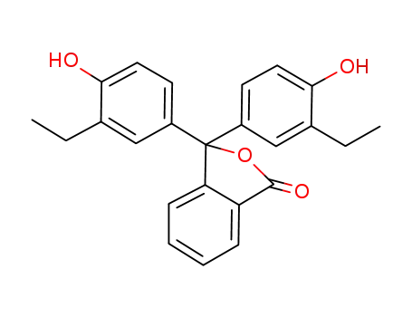 3,3-bis-(4-hydroxy-3-ethylphenyl)-1-(3H)-isobenzofuranone