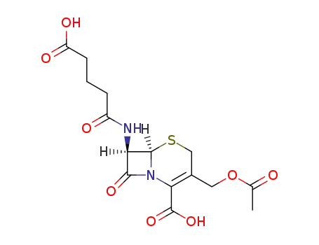 3-acetoxymethyl-7(R)-glutaroylaminoceph-3-em-4-carboxylic acid
