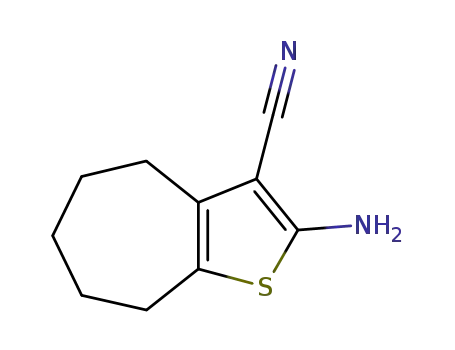 2-amino-5,6,7,8-tetrahydro-4H-cyclohepta[b]thiophene-3-carbonitrile