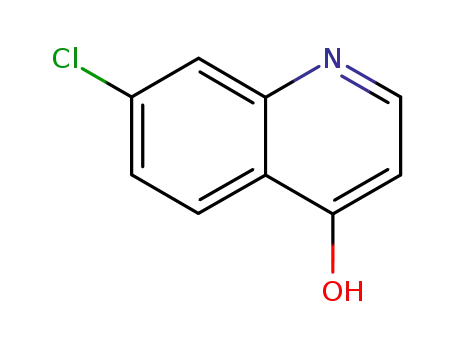 Molecular Structure of 86-99-7 (7-Chloroquinolin-4-ol)