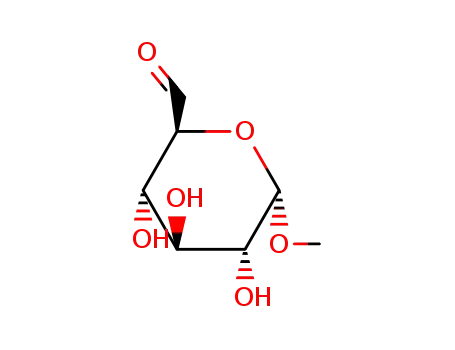 Molecular Structure of 23598-27-8 (methyl hexodialdo-1,5-pyranoside)