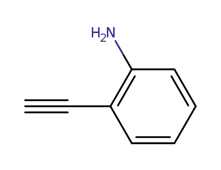 Molecular Structure of 52670-38-9 (2-ETHYNYLANILINE  98)