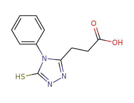 3-(2-mercapto-1-phenyl-1,3,4-triazol-5-yl)propionic acid