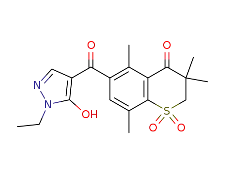 6-(1-ethyl-5-hydroxypyrazol-4-yl)carbonyl-3,3,5,8-tetramethylthiochroman-4-one-1,1-dioxide