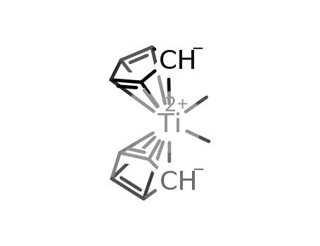 Molecular Structure of 1271-66-5 (Bis(cyclopentadienyl)dimethyltitanium)