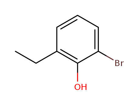 Molecular Structure of 24885-48-1 (2-bromo-6-ethylphenol)