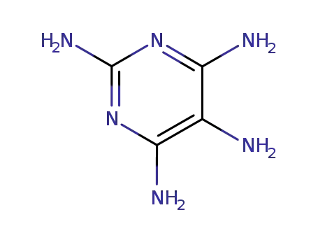 Molecular Structure of 1004-74-6 (2,4,5,6-Tetraaminopyrimidine)