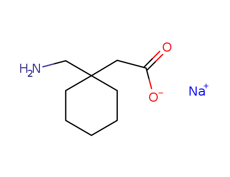 1-(aminomethyl)-1-cyclohexaneacetic acid sodium salt