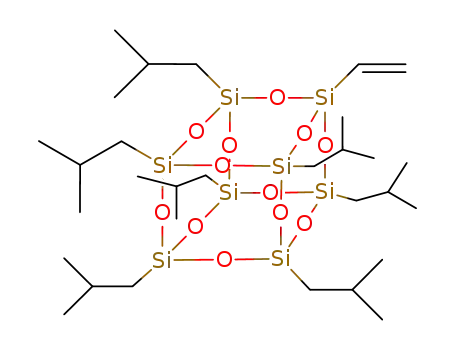 Molecular Structure of 444315-18-8 (PSS-VINYL-HEPTAISOBUTYL SUBSTITUTED)