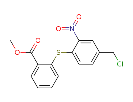 methyl S-(2-nitro-4-chloromethylphenyl)thiosalicylate
