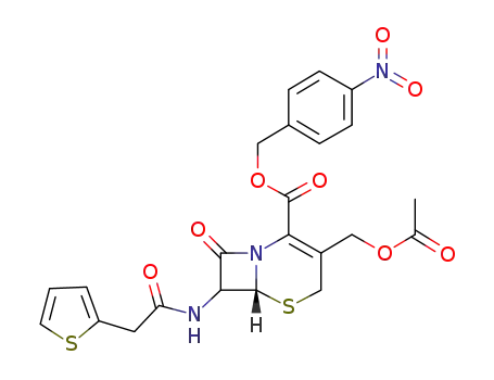 4-Nitrobenzyl 3-(acetoxymethyl)-7-(2-thienylacetamido)-3-cephem-4-carboxylate