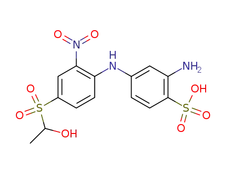 4-(3-amino-4-sulfophenyl)-amino-3-nitrophenyl hydroxyethyl sulfone