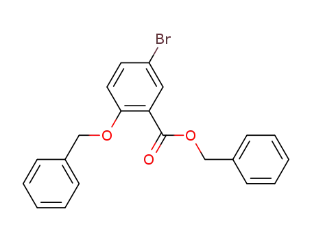 phenylmethyl 5-bromo-2-[(phenylmethyl)oxy]benzoate