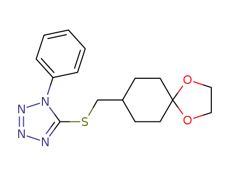 5-(1,4-dioxaspiro[4.5]dec-8-ylmethylsulfanyl)-1-phenyl-1H-tetrazole