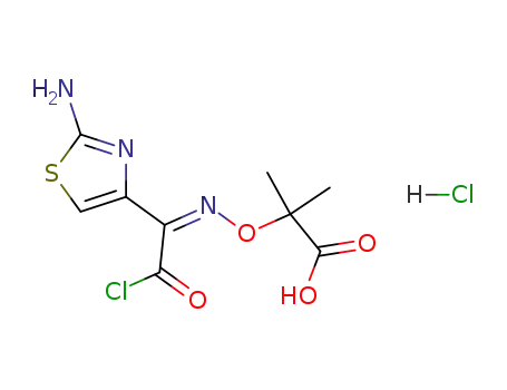 (Z)-(2-carboxyprop-2-oxyimino)-2-(2-aminothiazole-4-yl)-acetylchloride monohydrochloride