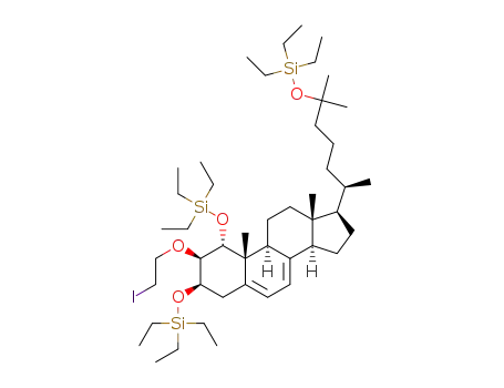 2β-(2-iodoethyloxy)-1α,3β,25-tris(triethylsilyloxy)cholesta-5,7-diene