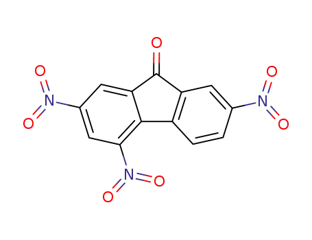 Molecular Structure of 129-79-3 (2,4,7-TRINITRO-9-FLUORENONE)