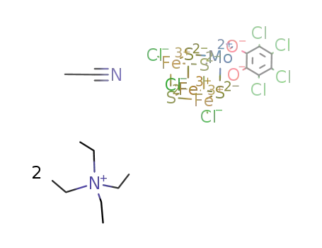 (Et4N)2[MoFe3S4Cl3(tetrachlorocatecholate)] * MeCN