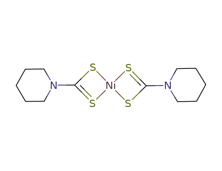 Molecular Structure of 41476-75-9 (nickel bis(piperidine-1-carbodithioate))