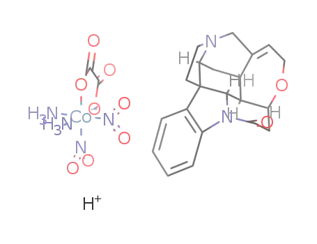 strychnine l-dinitrooxalatodiamminecobaltate